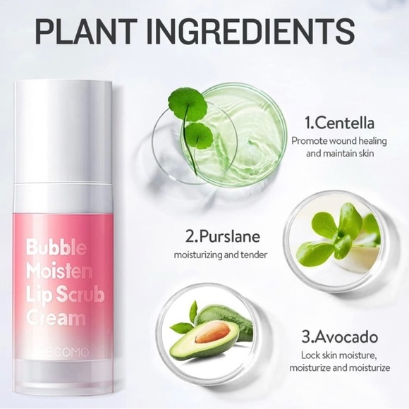 GECOMO Pink Lip Scrub Cream- bundle of 2 - Picture 2 of 4